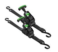 Sangles à cliquet Robustes, Longueur et Tension réglables, 1 Paire, arrimage à Boucle à Came et Tension de Voiture, Sangles d'arrimage, mécanisme sécurisé, pour Bagages de Camion, Motos