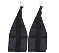 Sangles Abdominales Suspendues 1set en Nylon Noir pour Musculation