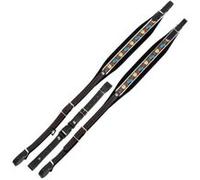 Sangles accordéon taille standard pour accordéon bass 96/120 - rouge/brun Alpenklang