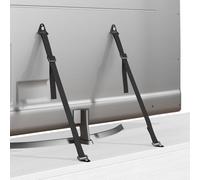 Sangles Anti-Basculement pour TV VESA, 2 Types de Fixation(Colle/Vissage) | Sangles Réglables 100 cm, Boucles Métalliques, 2 Fixations (Colle/Visserie), Accessoires Inclus, Sécurité Enfant, Lot de 2