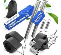 Sangles Anti-Tempête pour Auvent Thule Omnistor, Ancrage de Sol 35 cm | Kit anti-tempête complet : sangles, ressorts, piquets de sol et sac