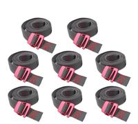Sangles Buckle Tie-Down Belt Cargo Straps Outdoor Quick Release Cord Tape Rope Travel Backpack Fixed Strap Tension Belts Fixing(8 PCS)