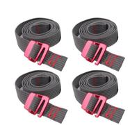 Sangles Buckle Tie-Down Belt Cargo Straps Outdoor Quick Release Cord Tape Rope Travel Backpack Fixed Strap Tension Belts Fixing(4 PCS)