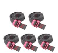 Sangles Buckle Tie-Down Belt Cargo Straps Outdoor Quick Release Cord Tape Rope Travel Backpack Fixed Strap Tension Belts Fixing(5 PCS)