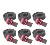 Sangles Buckle Tie-Down Belt Cargo Straps Outdoor Quick Release Cord Tape Rope Travel Backpack Fixed Strap Tension Belts Fixing(6 PCS)