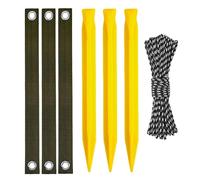 Sangles d'arbre pour pari, piquets d'ancrage, kits de piquets d'arbre | Accessoires de jardinage en corde réfléchissante pour , sol commun et sol sablonneux