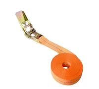 Sangles d'arrimage à cliquet robustes, 2-10m, 2.5cm, 800-1000kg, doubles crochets en térylène(4M)
