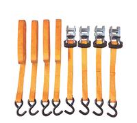 Sangles d'arrimage à cliquet Smith & Locke avec crochet en S 5m x 27mm Pack de 4