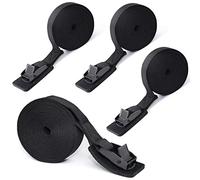 Sangles D'Arrimage avec Rembourrage 3.5 m Lot de 4 Sangle Demenagement épaississées Sangle a Cliquet avec Boucles à Came Alliage Charge Maximale 250 Kg pour Transport de Cayak Bagages Moto Vélo