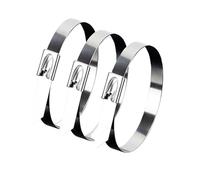 sangles d'arrimage, Colliers de serrage en acier inoxydable, bride métallique, fil, sangle fixation, chargement(10pcs,19mmx500mm)