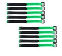 Sangles d'arrimage de Batterie,Petite Sangle Lot de 20 Attaches de câble Auto-adhésives en Nylon, réutilisables, antidérapantes, for Batterie, Accessoires RC, 50 x 2 cm(30x2cm-light Green)