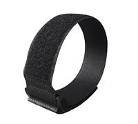 Sangles d'arrimage de Batterie,Petite Sangle Lot de 30 attaches de câble auto-adhésives réutilisables en nylon noir de qualité supérieure, avec crochets et boucles, for batterie, PC, TV, ligne de donn