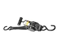 Sangles d'arrimage de voiture pour remorques accessoires fournitures outils | Sangles d'arrimage auto-rétractables à cliquet robustes pour motos, VTT, UTV, équipement de pelouse, remorque, kayak