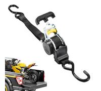 Sangles d'arrimage de voiture pour remorques, centres commerciaux et centres commerciaux - Sangle à cliquet rétractable - Fournitures automobiles robustes pour motos, remorques, VTT