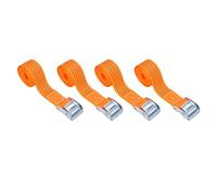 Sangles d'arrimage Orange 2 Pouces, Sangle de Tension à Boucle réglable pour Moto remorque Camion