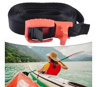 Sangles d'arrimage robustes, 4 x 5 m/6 m de long avec boucle en silicone, idéales pour le transport en kayak et les aventures en plein air (6 m)