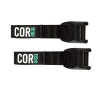 Sangles d'attache COR Surf avec Boucle de Protection en Silicone pour protéger Votre Voiture et Votre Planche de Surf des Bosses et des cabosses