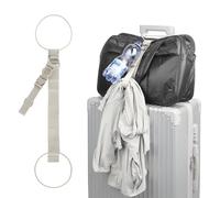 Sangles de bagage 2 en 1 pour valises avec pince de veste - Connecteur de bagage extensible réglable Blet pour ajouter un sac, mains-libres multi-usages Bunge pour voyage extérieur