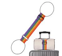 Sangles de bagage - Ceinture extensible réglable anti-vol multicolore | Extension pour ajouter un sac | pour sac à dos bagages à main, sac de voyage, valise avec roulettes, sac à main et moto