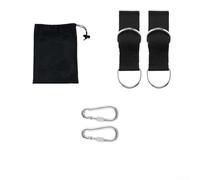 Sangles de balançoire extérieures, 2 sangles avec boucles de connexion et coussinets de protection pour arbres, longueur réglable, corde en nylon, capacité de charge de 300 kg, pour hamacs, camping et