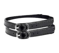 Sangles de chaussures à talons hauts invisibles - Rallonge de sangle de cheville - Sangle anti-chute avec boucles - Extension de ceinture pour femme, Noir , Voir description