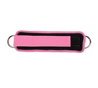 Sangles de Cheville de Fitness Double Anneau en D Sangles de Cheville réglables en néoprène pour Machine à câble Musculation Jambe Cuisse Fesses entraînement 26x8 cm 1 pièces (Rose)
