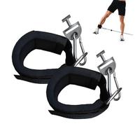 Sangles de cheville pour la salle de sport - Anneaux en D en acier | Rembourrage robuste en nylon et néoprène - Manchettes de fitness réglables pour exercices de traction et musculation