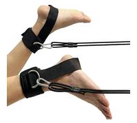 Sangles de cheville, sangle de natation, ceinture élastique de natation, laisse de natation stationnaire - Idéal pour nager dans une petite piscine. - Avec 4 cordes élastiques, boucle en métal