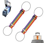 Sangles de Connexion pour Bagages Multi-usages, indispensables pour Les Bagages, Boucle réglable, imperméables et résistantes à l'usure, Sangles de Connexion pour valises (Coloré*2)