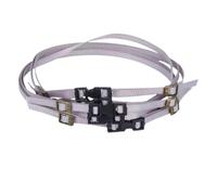 Sangles de Cordon de Bagages avec Boucle de 300MM, 5 pièces, compatibles avec 1/8 1/10 1/18 1/24 RC Chenille TRX6 YK4102 SCX24(Gray)