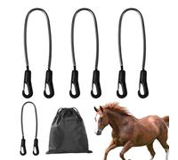 Sangles De Couverture Pour Cheval - Sangle De Queue Élastique, Sangle De Jambe De Couverture Pour Cheval, Nylon Robuste Réglable | Attaches De Tapis Pour Chevaux Et Sécurisées, Imperméables