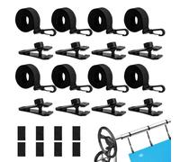 Sangles de Couverture Solaire - Kit de Fixation pour Enrouleur de Bâche,Fixation Robuste Installation Facile Accessoires De Lanière Au Sol pour Usage Domestique Hôtel Jardin