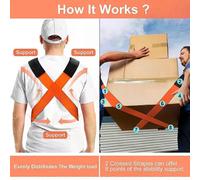 Sangles de déménagement Système de levage et de déplacement pour 2 personnes Sangles de levage réglables