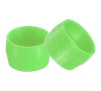 Sangles de fixation en silicone pour guidon - Anneau torique antidérapant - Organiseur de câbles pour vélo de route - Prise en main sûre - Léger - Plusieurs couleurs disponibles (vert)