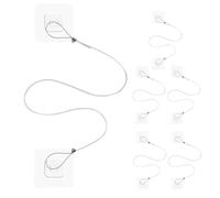 Sangles de Fixation pour Meubles Anti-basculement 1 Set, Blanc