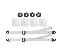 Sangles de fixation pour TV - 2 pièces - Fixation de meubles réglable sans perçage - Sangle anti-basculement pour téléviseur - Sécurité enfant pour armoire, étagère, bureau, commode, bibliothèque