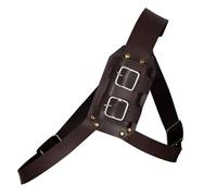 Sangles de - Grenouille avec lame en cuir PU, étui de renaissance médiévale | Style vintage authentique, idéal pour le cosplay de chevaliers guerriers, les aventures LARP, les fêtes costumées, les