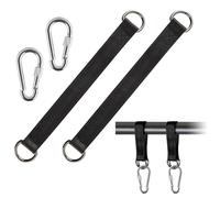 Sangles de Hamac 2 pièces 29,5 cm, Suspension Balançoire Charge 200 kg pour Pâques et Carnaval, Kit Fixation Arbre et Mur en Nylon, Accessoire Camping et Jardin Festif