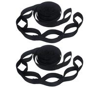 Sangles de hamac en Polyester renforcé spécial,2 pièces,5 anneaux,barbelé à haute charge,noir,pour Camping en plein air - Type Black without bag