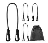 Sangles de jambe pour couverture de cheval - Lot de 4 (longueur réglable) élastiques très extensibles | Kit de sursangle de tapis équin, cordon de queue de remplacement, accessoire de Fixation sécuris