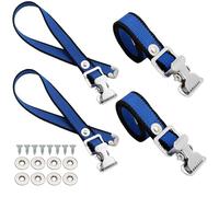 Sangles de jambes d'échasses pour cloison sèche : bandes en nylon réglables et résistantes, fixation rembourrée confortable | Sangles de rechange pour échasses, spectacle de clowns, défilés de rue