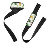 Sangles de levage de bière Leprechaun de la Saint-Patrick de 66 cm - Accessoires de gym pour haltérophilie, gym, entraînement
