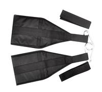 Sangles de levage de jambes suspendues pour abdominaux - Sangles de bras rembourrées pour entraînement abdominal | Sangles de suspension de fitness avec mousquetons robustes en acier inoxydable pour