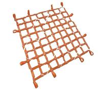 Sangles de Levage de sécurité - Filet de Chargement en Polyester, Maille carrée résistante à la déchirure, Sac de Levage de Chargement, Filet de Chargement pour Camion(1 X 1M/Mesh 10cm/Load 300KG)