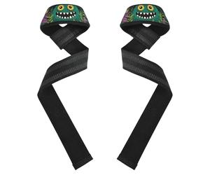 Sangles de levage drôles de monstres de la jungle 66 cm pour haltérophilie, musculation, haltérophilie et soulevé de terre