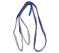 Sangles de levage, élingues de levage à œillet plat robustes pour usage industriel, atelier, palan, souches d'arbres, charges lourdes, violet (3m)
