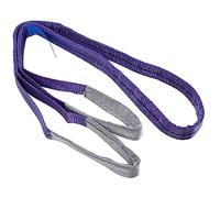 Sangles de levage, élingues de levage à œillet plat robustes pour usage industriel, atelier, palan, souches d'arbres, charges lourdes, violet (2m)