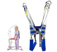Sangles de Levage pour Patients, Aide Au Transfert Sangle de Levage | Réglable Sur 4 Positions Poids Maximal 230 Kg Compatible avec la Plupart des élévateurs de patients et aide à la mobilité (M)