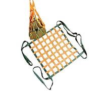 Sangles de levage suspendues - Filet de chargement en nylon, filet de levage plat, sac de levage, filet de levage à corde, sac de manutention robuste et durable, haute résistance à la déchirure (Dim