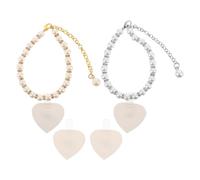 Sangles de Maintien pour Talons Hauts à Perles, Adhésives et Réglables | Talonnette Autocollante en Pu, Lot de Six Pièces, Style Élégant pour Sorties Quotidiennes et Événements